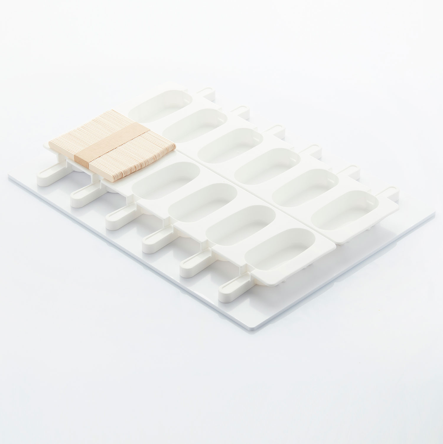 Martellato Classic Silicone Ice Cream Mold Kit 12 pcs 390x146 mm - Martellato 104000 2