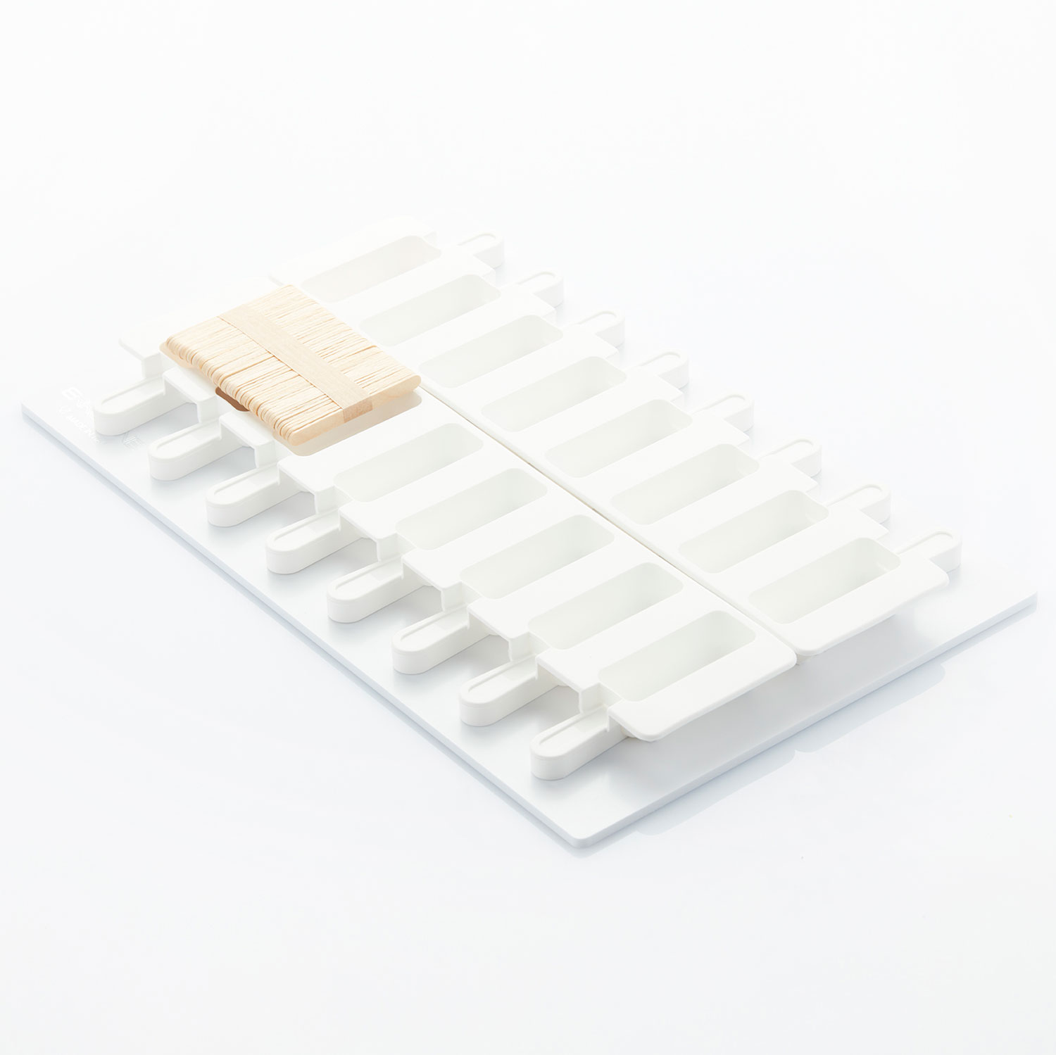 Martellato Brick Mini Ice Cream Mold 16 pcs 390x118x22.5 mm - Martellato 104003 2