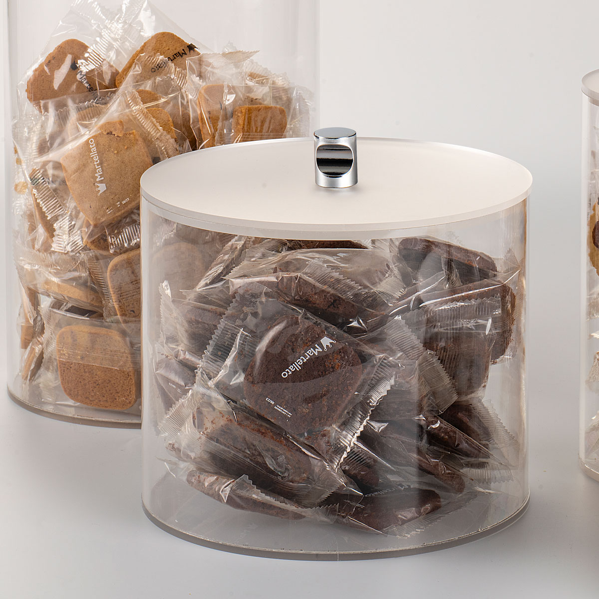Martellato Container with Rotatable Half Lid Ø20 x H20 cm 2