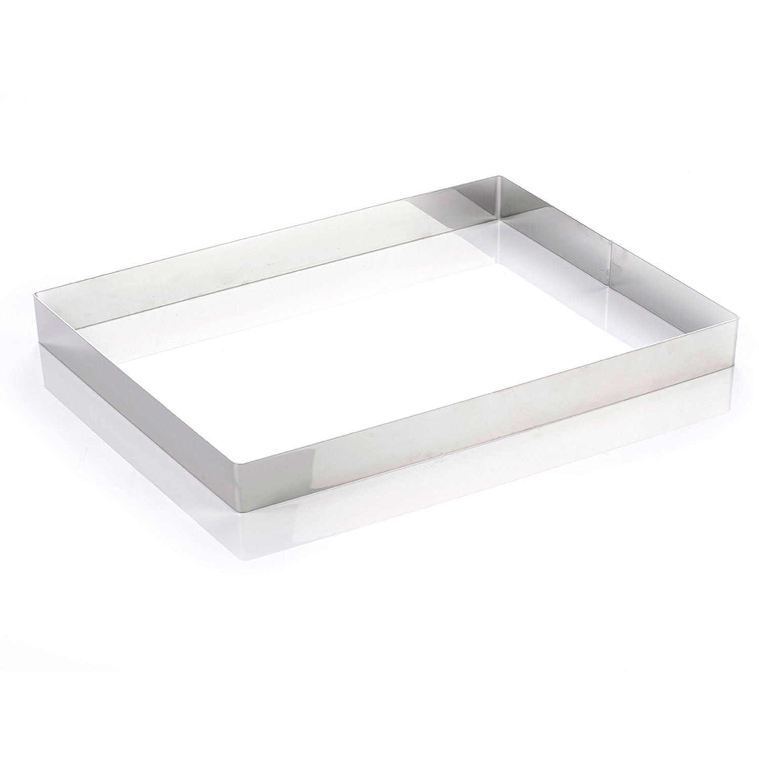Martellato Rectangular Stainless Steel Baking Frame 403x320x40 mm - Martellato 11H4L40