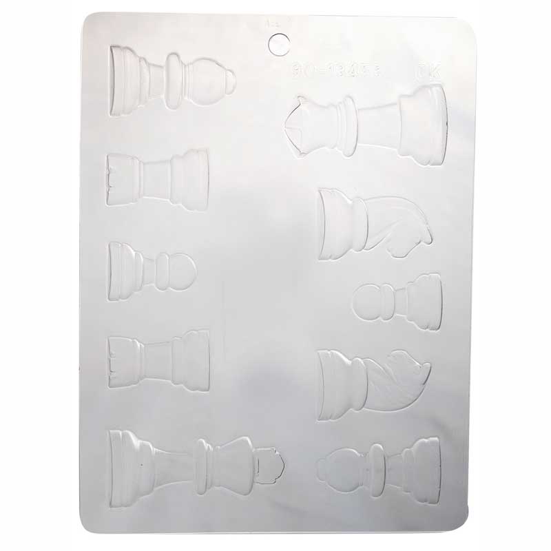 Martellato Chess Game Chocolate Mold 20 Figures Ø25/35x40/80 mm - Martellato 20CG01 2