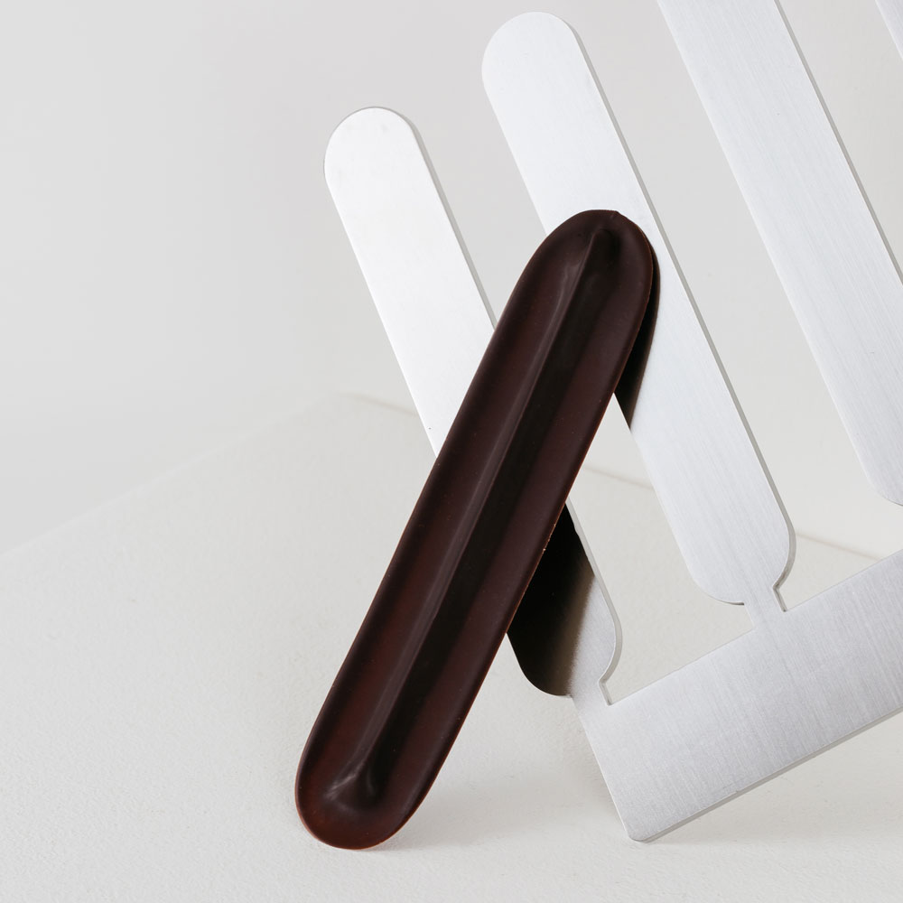 Martellato Leaf Éclair Chocolate Decorating Comb, Stainless Steel 2