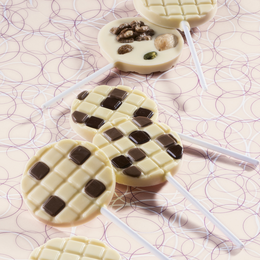 Martellato Round Bar Lollipop Mold 8 pcs Ø60x9 mm 30 g - Martellato 20L002 2