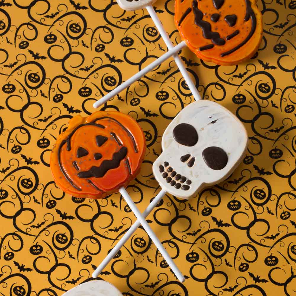 Martellato Pumpkin & Skull Lollipop Mold 4+4 pcs - Martellato 20L006 3