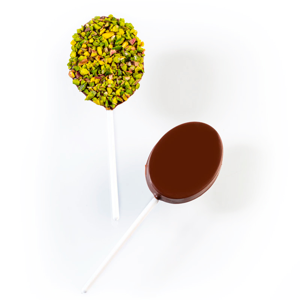 Martellato Oval Lollipop Mold 43x57x9 mm, 10 pcs - Martellato 20L008