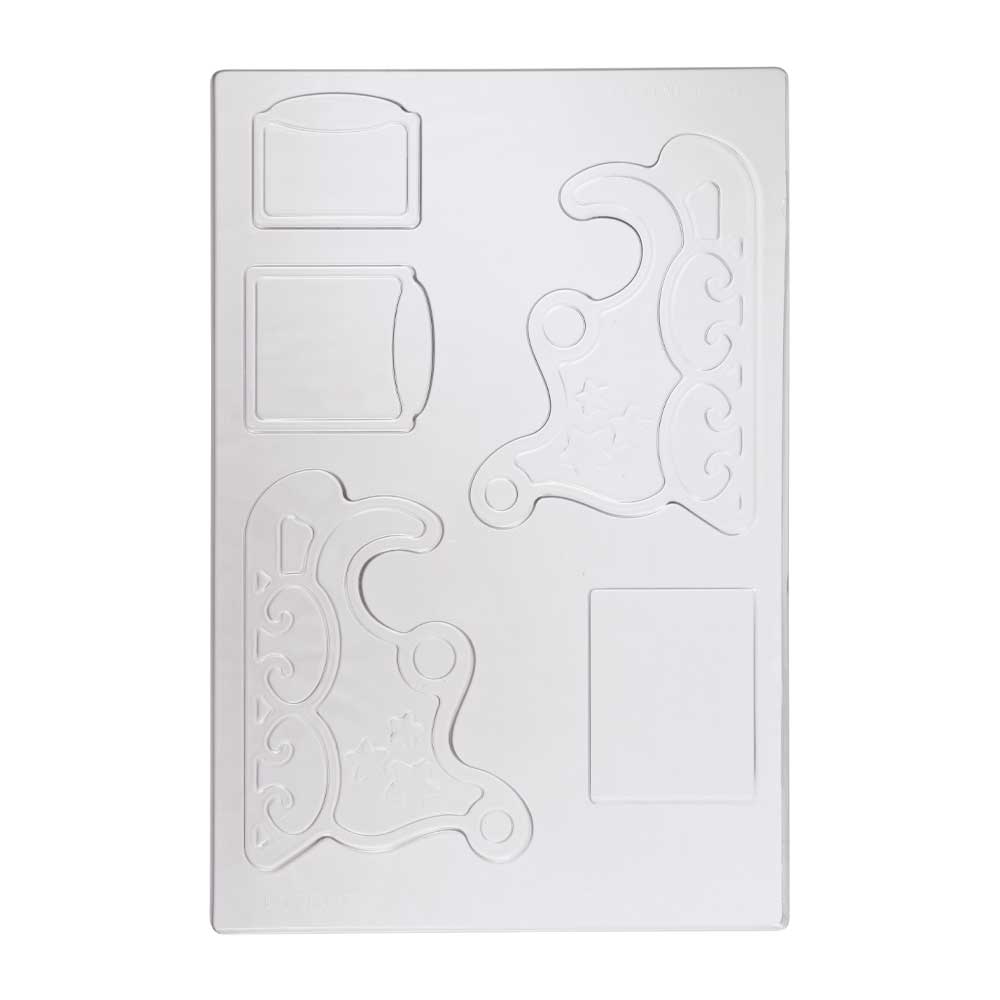 Martellato Christmas Sledge Mold 2 pcs 140x70x100 mm - Martellato 20SL01 2