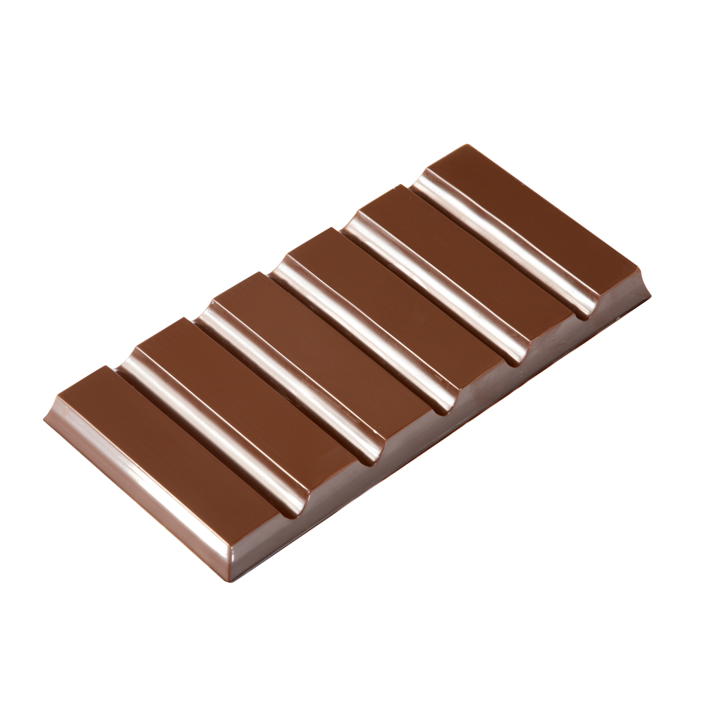 Chocobar 03 chocolate bar mold 100g, 5 pcs - Martellato 20TC003