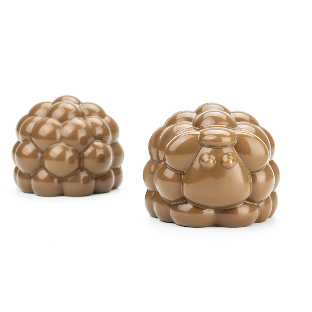 Martellato Martellato Fluffy Sheep 3D Spinning Mould Pack of 2 4