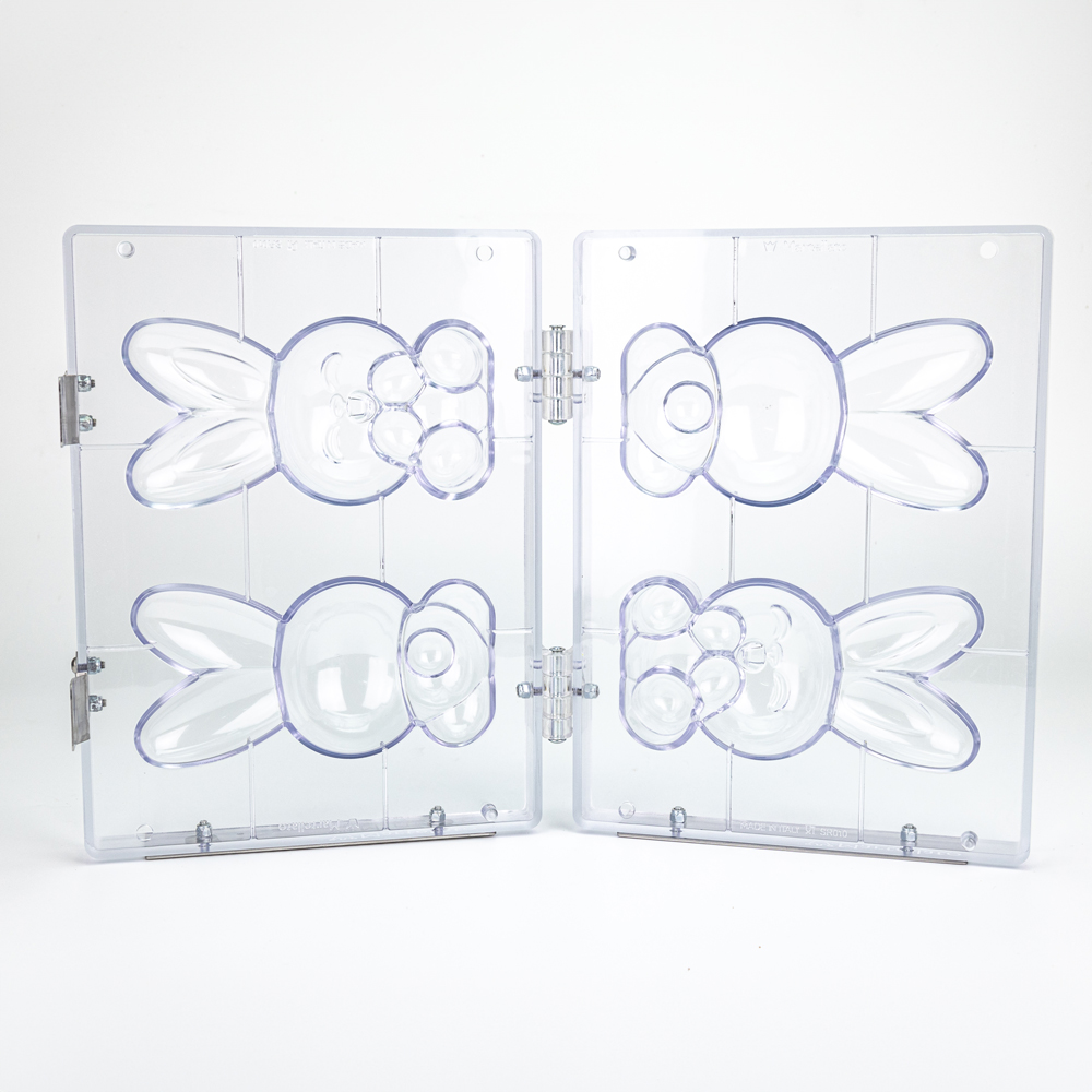 Martellato Martellato Minou 3D Chocolate Bunny Mould, 2-Pack 3
