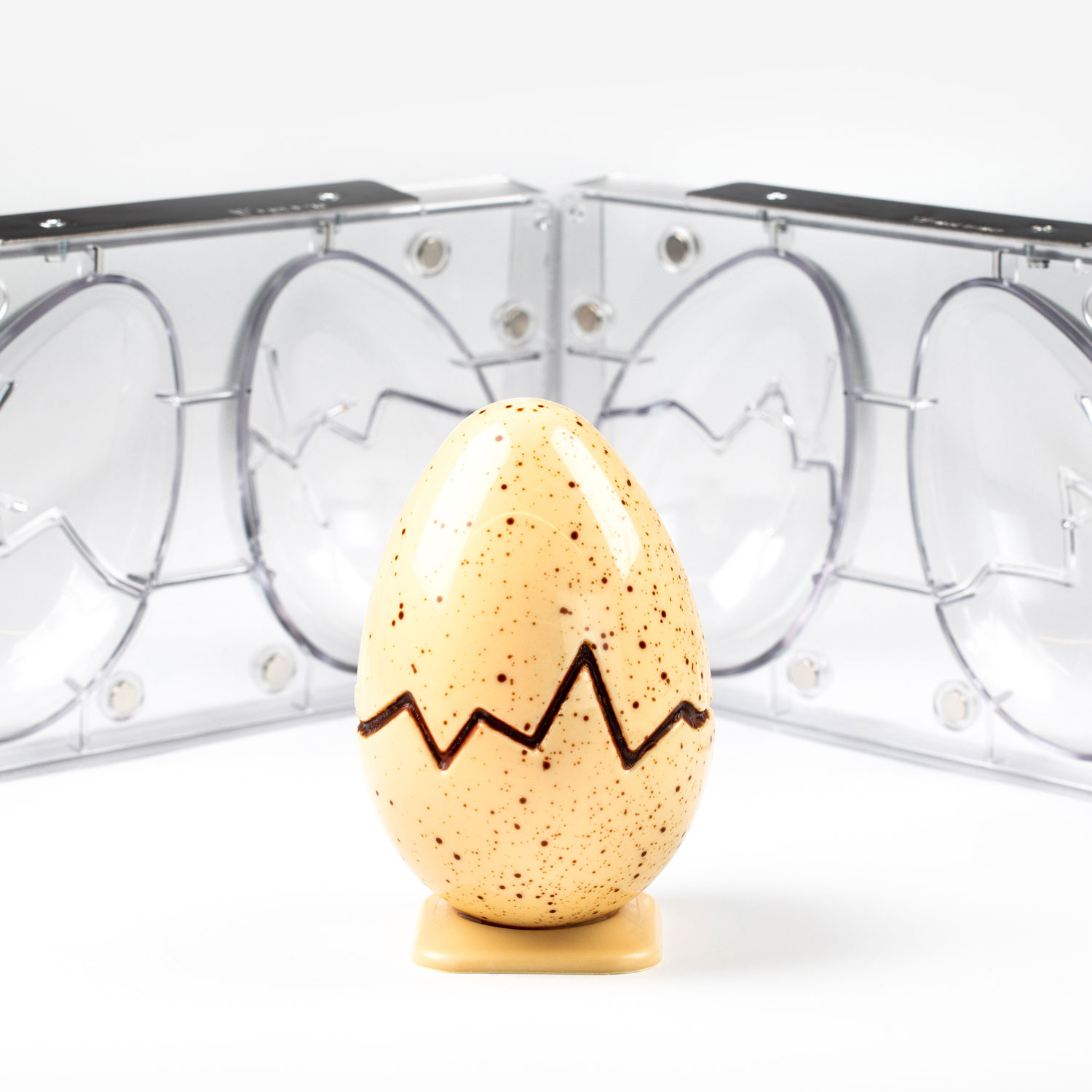 Martellato Martellato Crack 3D Egg Mould Ø100 x H150 mm 2