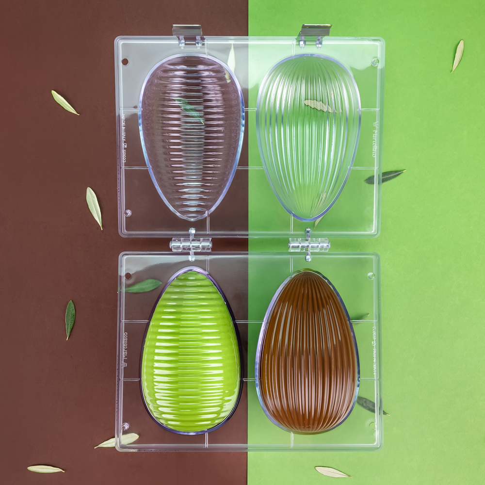 Martellato Martellato Soulmate 3D Easter Egg Mould Set, Ø102 x 165 mm 2