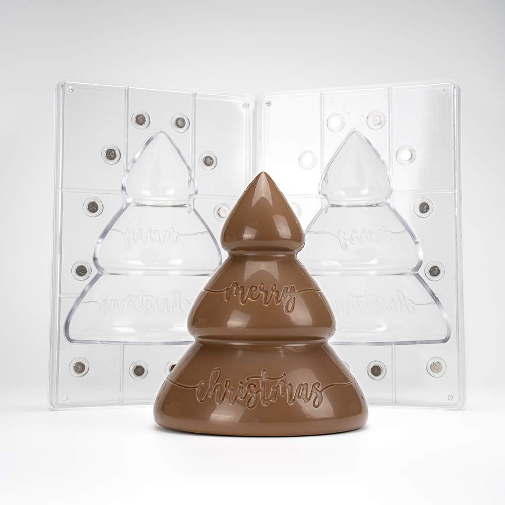 Martellato Merry Christmas 3D Tree Mould, 154 x 151 x 184 mm 2