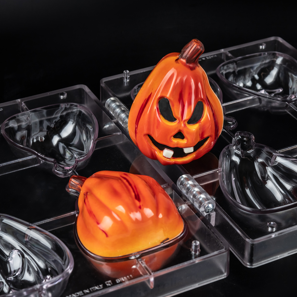 Martellato Bob 3D Chocolate Pumpkin Mould Set, 2 pcs 3