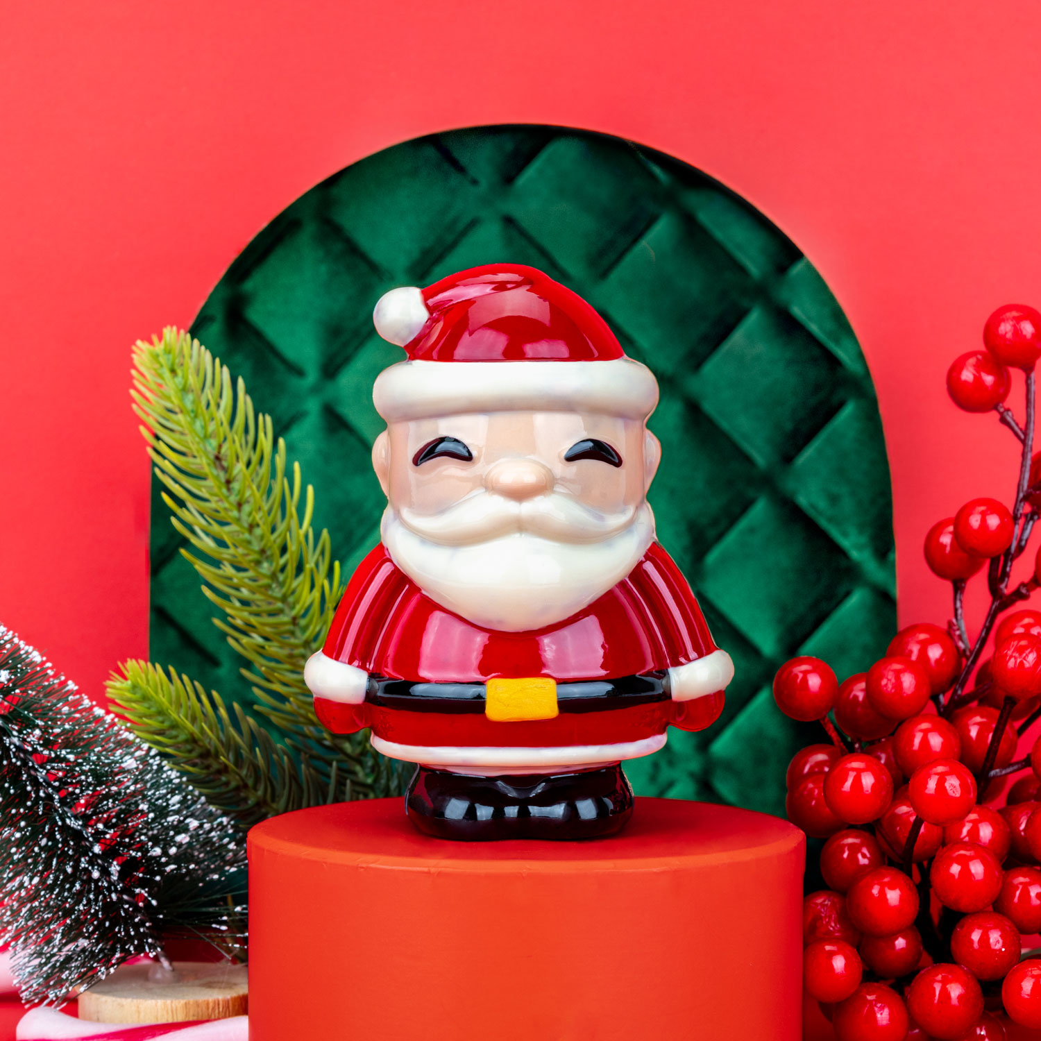 Martellato Klaus 3D Santa Claus Chocolate Mould Set, 2 pcs 3