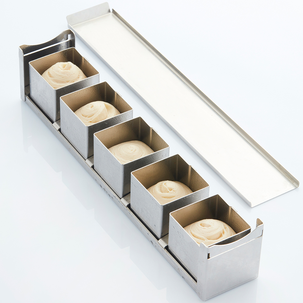 Martellato Martellato Mini Cubò 5 Stainless Steel Cake Mould, 6 x 6 cm 2
