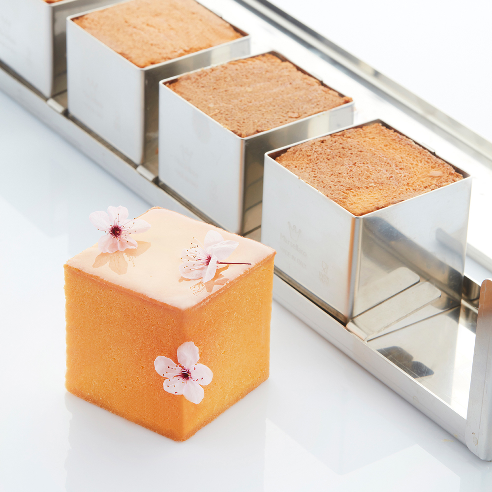 Martellato Martellato Mini Cubò 5 Stainless Steel Cake Mould, 6 x 6 cm 4