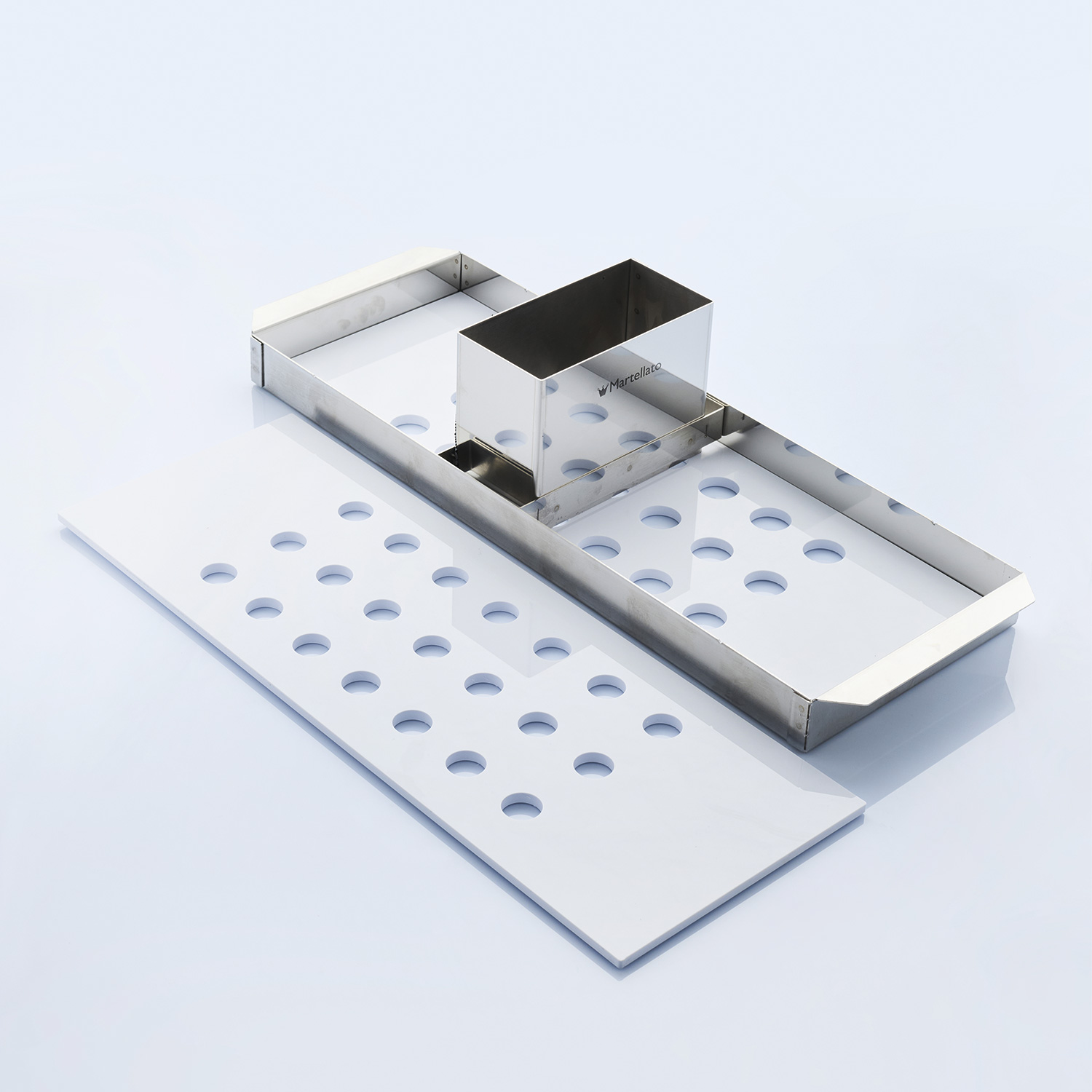 Martellato Macaron Piping Template Shaper, 35/40 mm