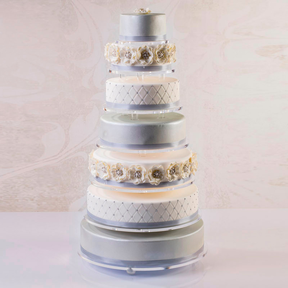Martellato Infinity Plexiglass Cake Riser 7 Levels Ø40 x H69 cm