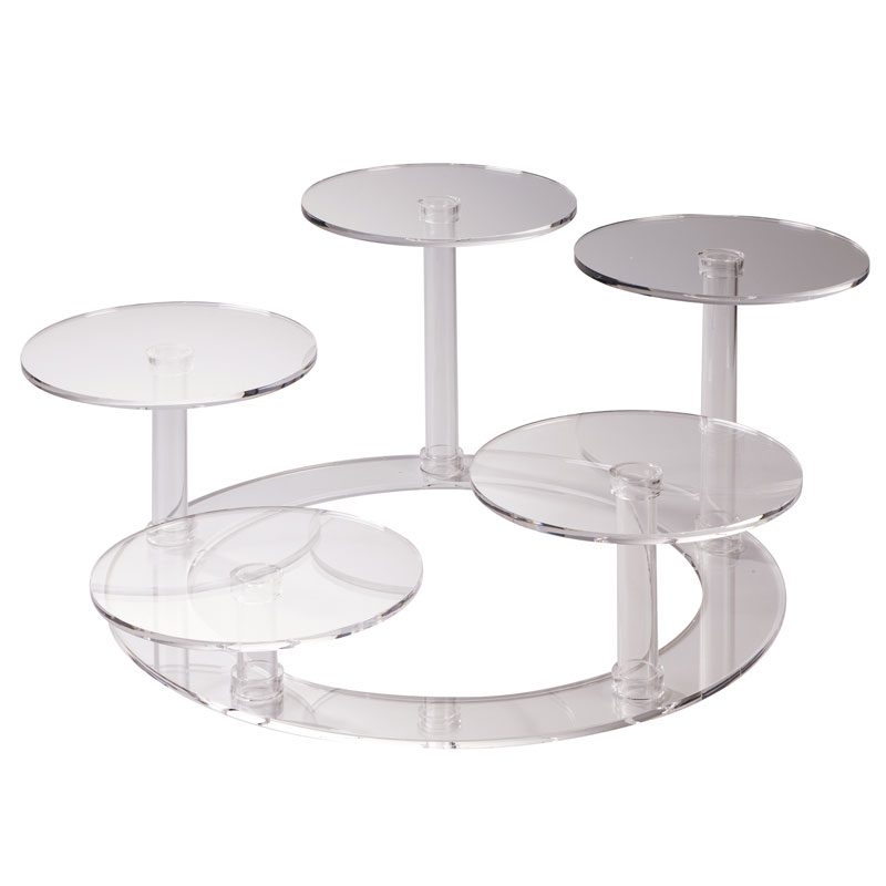 Martellato Martellato Loop 5 Plexiglass Cake Stand, 5 x Ø26 cm Plates 2