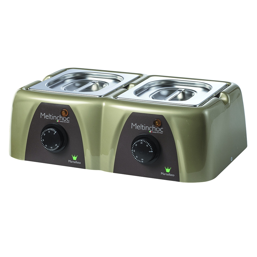 Martellato Dual Basin Chocolate Melter Meltinchoc, 3L Capacity - Martellato MC108