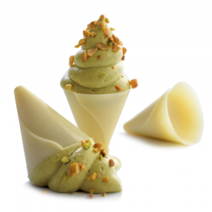 Martellato Cornetto Chocolate Mould ChocoFill Polycarbonate 20 pcs Ø32x37 mm - Martellato 21GU001 2