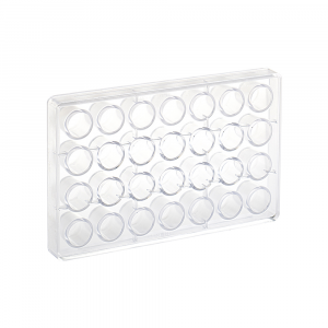 Martellato Round Cup Chocolate Mould ChocoFill Polycarbonate 28 pcs Ø27x31 mm - Martellato 21GU006 2