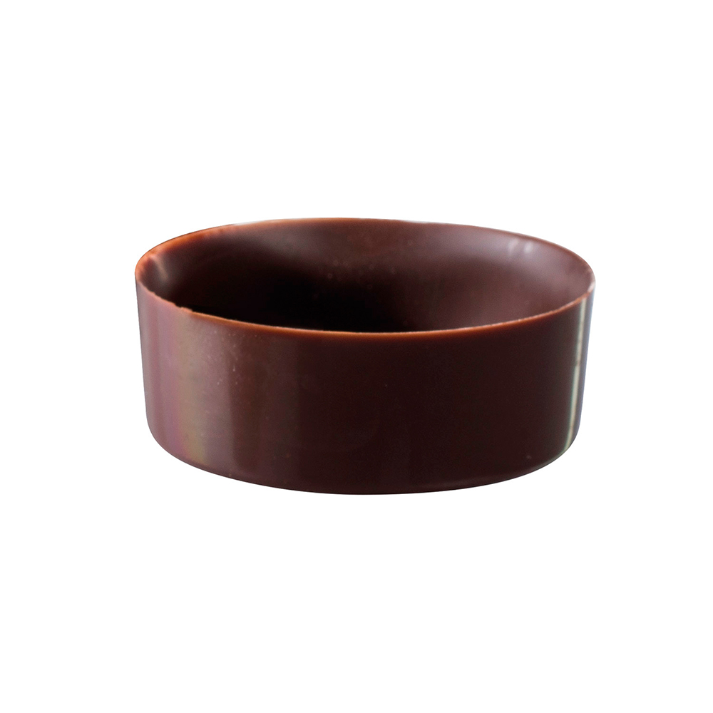Martellato Flat Round Chocolate Mould ChocoFill Polycarbonate 15 pcs Ø37x14 mm - Martellato 21GU007