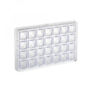 Martellato Cube Chocolate Mould ChocoFill Polycarbonate 28 pcs 27x27x31 mm - Martellato 21GU008 2