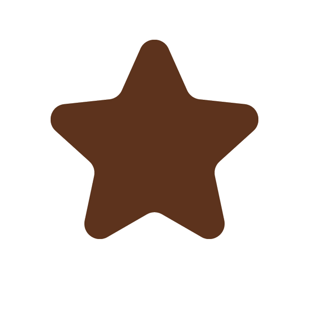 Martellato Star Chablon Silicone Decoration Mat 390x290 mm, Ø34 mm, 42 pcs - Martellato CHASIL30