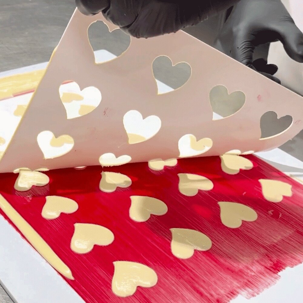 Martellato Hearts Silicone Decorating Mat 390x290 mm - Martellato CHASIL33 4