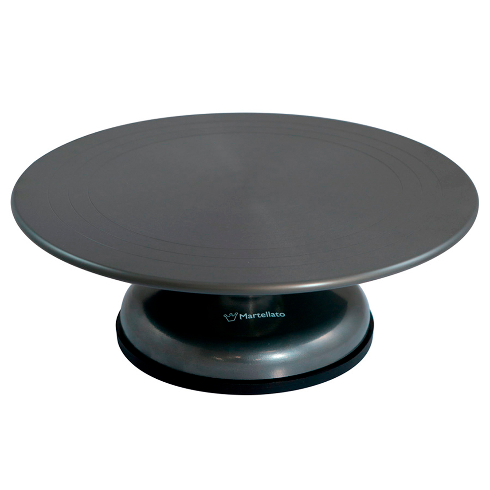 Martellato Martellato Black Anodized Aluminium Cake Turntable Ø30 cm