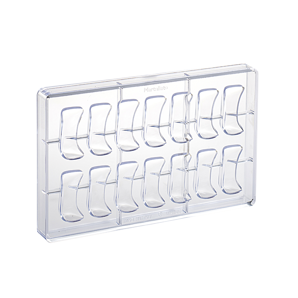Martellato Wave 1 Chocolate Mold 14 pcs 27x59x16 mm - Martellato MA1003 2