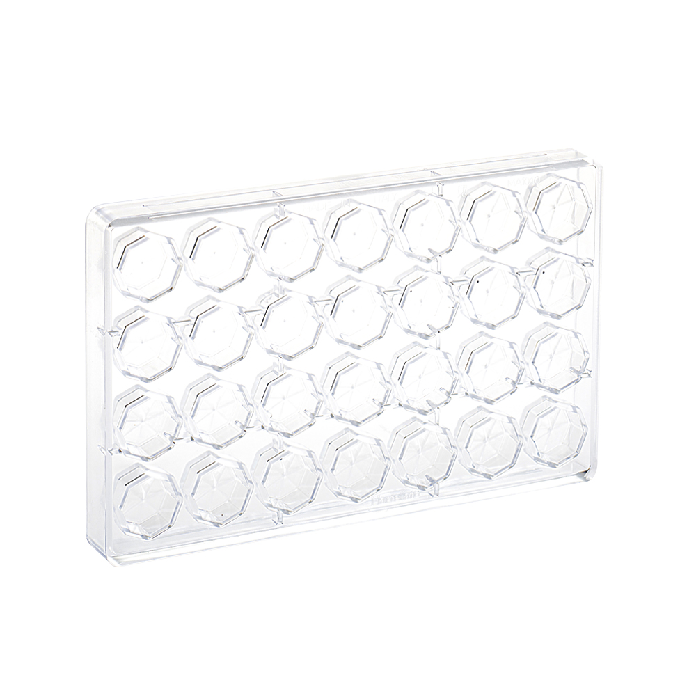 Martellato Octagon Chocolate Mold PC 24 pcs Ø30x15.5 mm - Martellato MA1010 2
