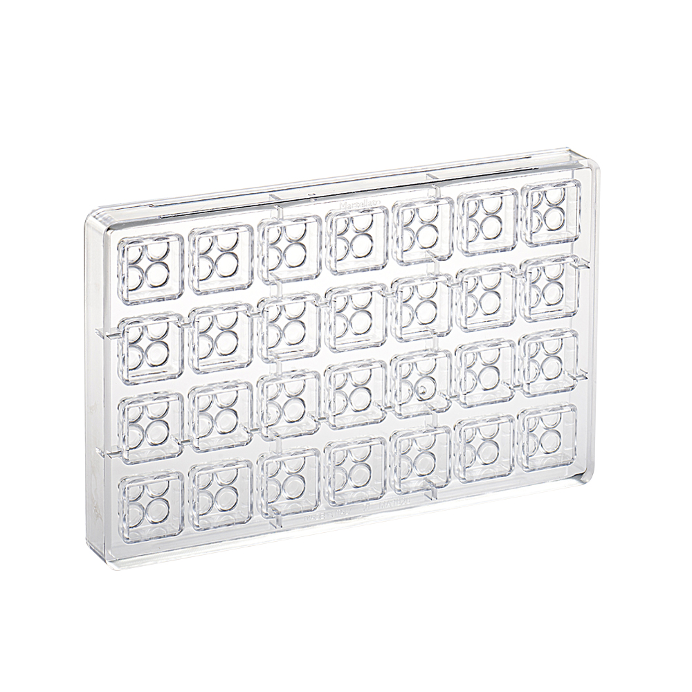 Martellato Chocobrick Chocolate Mold 28 pcs 25x25x18 mm - Martellato MA1020 2