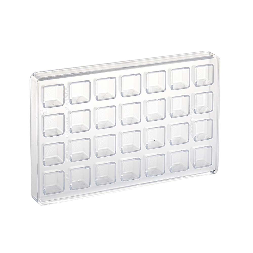 Martellato Square Chocolate Mold 28 pcs 27x27x18 mm - Martellato MA1303 2