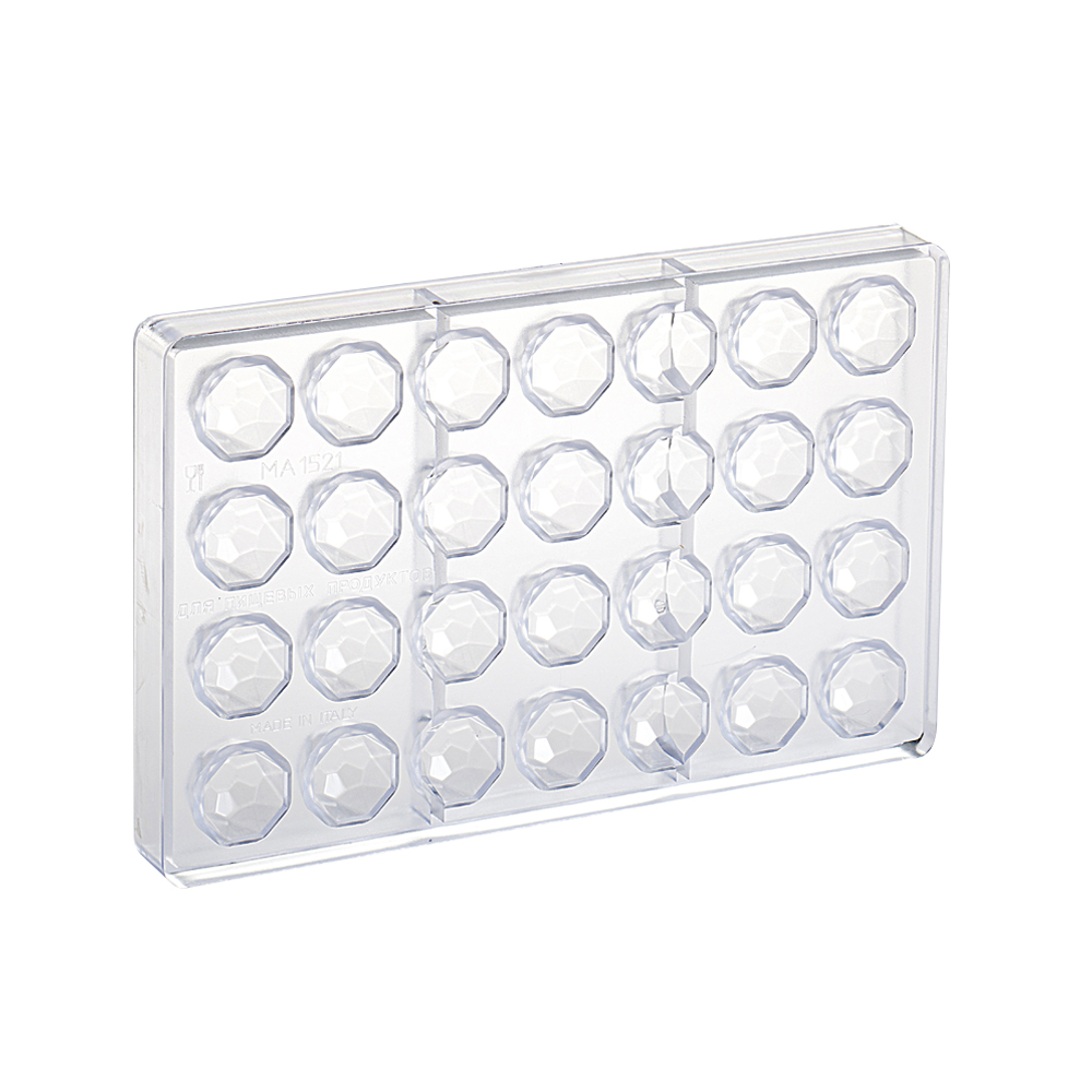 Martellato Gem Chocolate Mold 28 pcs Ø28x18 mm 10 g - Martellato MA1521 2