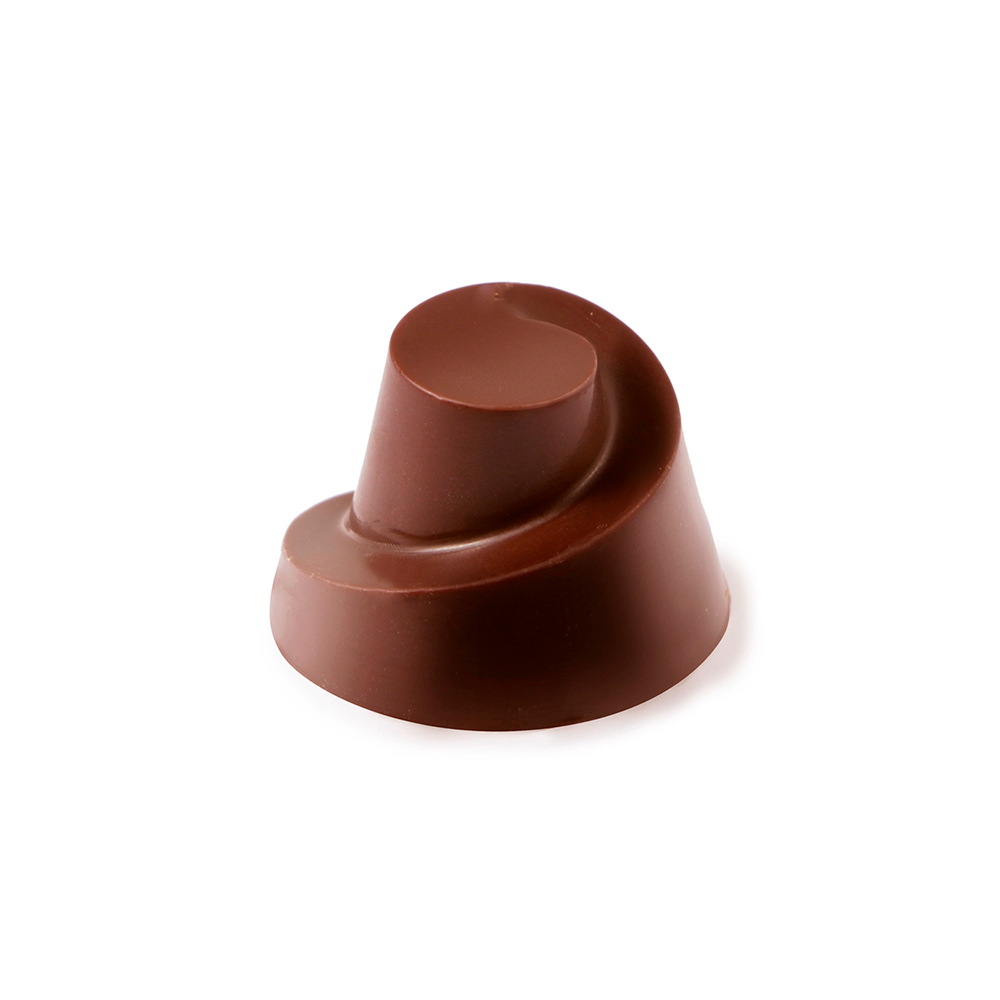 Chocolate Mold Curl Polycarbonate 24 pcs Ø29x18 mm - Martellato MA1610