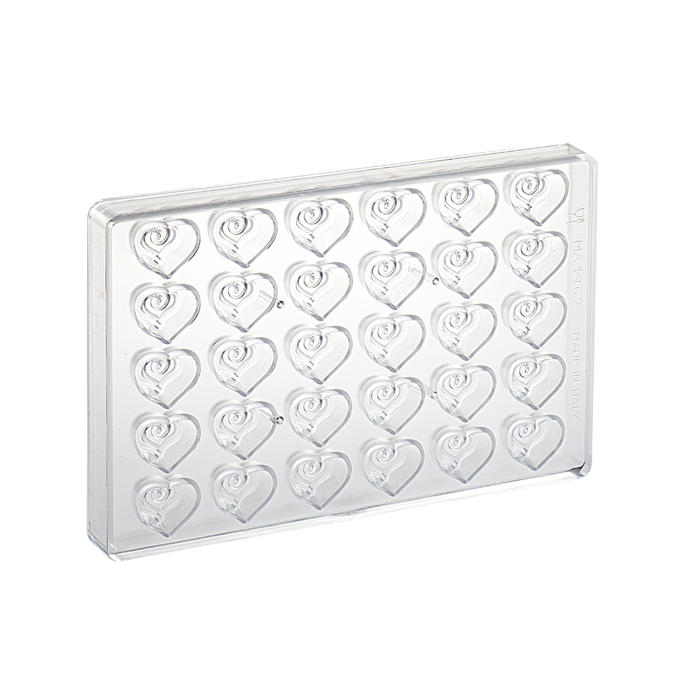 Braid Chocolate Mold 31x27x14 mm, 30 pcs - Martellato MA1962