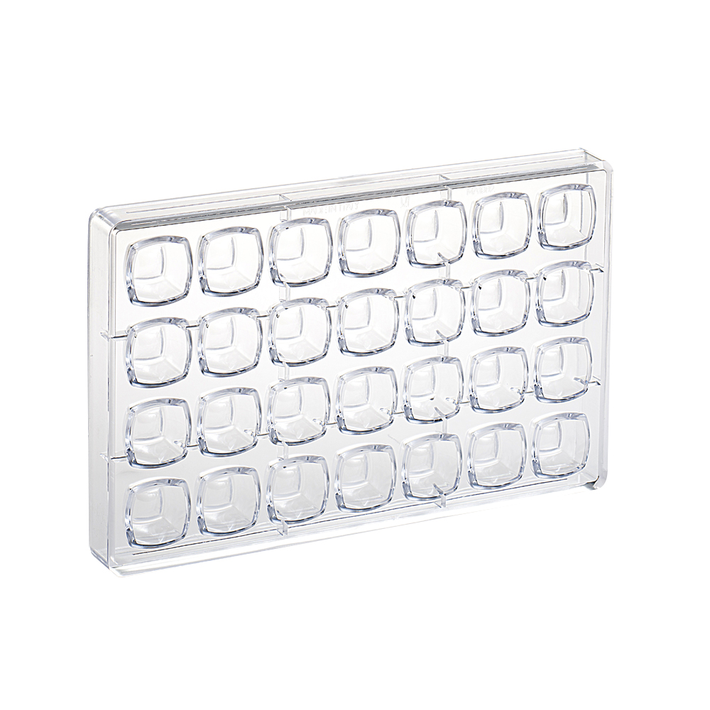Martellato Intense Square Chocolate Mold 28x28x16 mm - Martellato MA1982 2