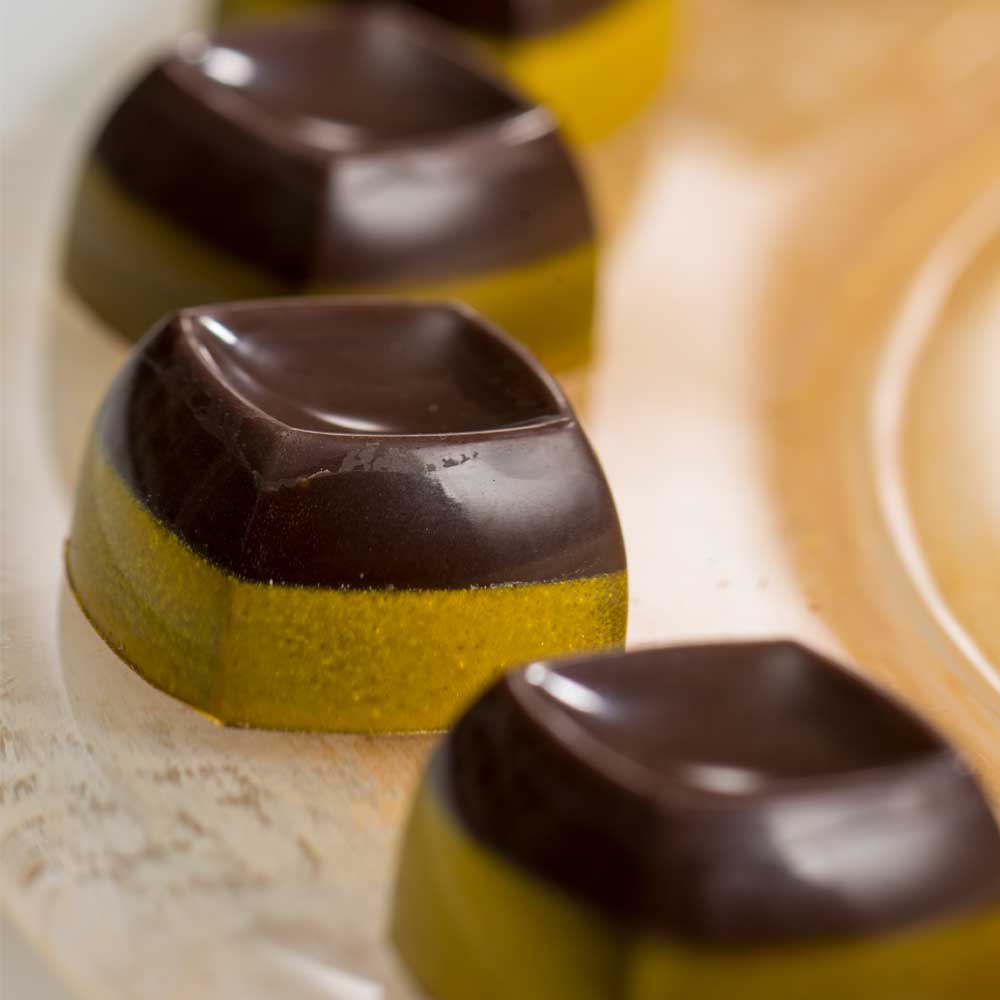 Martellato Intense Square Chocolate Mold 28x28x16 mm - Martellato MA1982 3