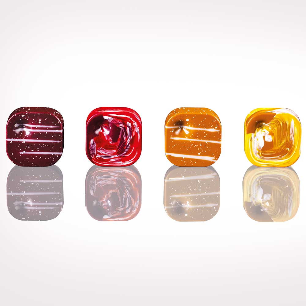 Martellato chocolate mould Hole 28 pcs 30x30x11 mm - Martellato MA1986 4