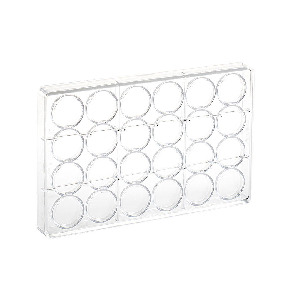 Martellato Tin Round Chocolate Mold 24 pcs Ø35x8 mm - Martellato MA1989 2
