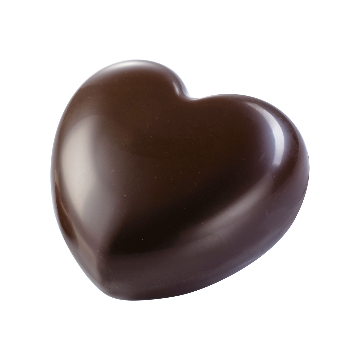 Martellato Big Heart Chocolate Mold 6 pcs 75x70x22 mm - Martellato MA1996