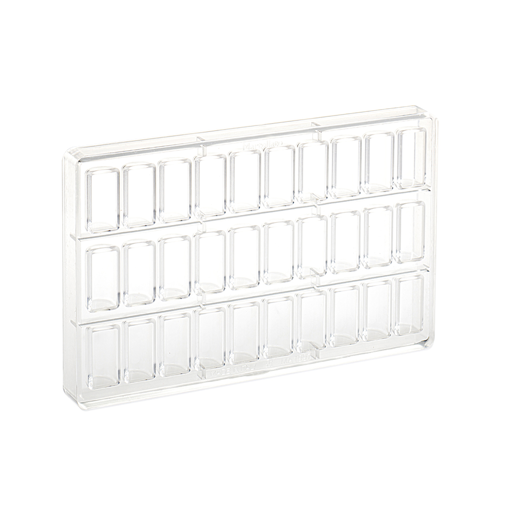 Curvy Chocolate Mold 39x18x15.5mm 30 pcs - Martellato MA1997