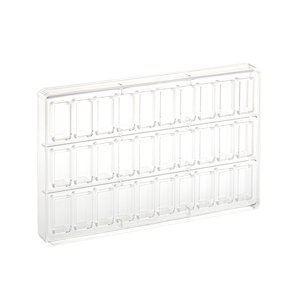 Plain Chocolate Mold 30 pcs 39x18x15.5 mm - Martellato MA1998