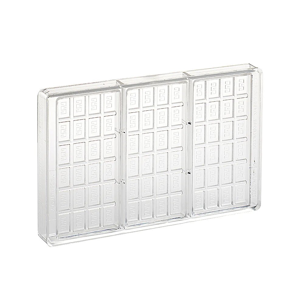 Martellato Classic 75 Chocolate Mold 160x75x8 mm, 3 pcs - Martellato MA2001 2