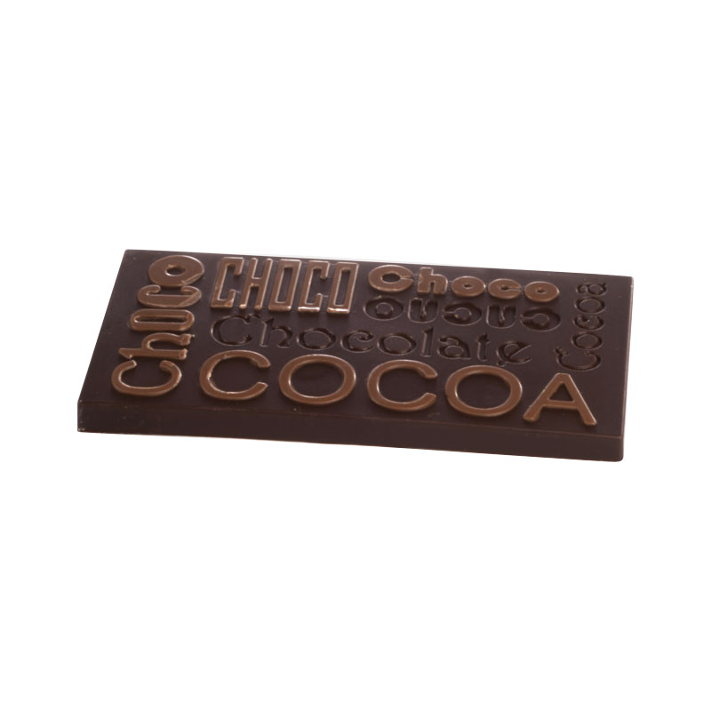 Martellato Cocoa Chocolate Bar Mold 3 pcs 130x70x8 mm - Martellato MA2012