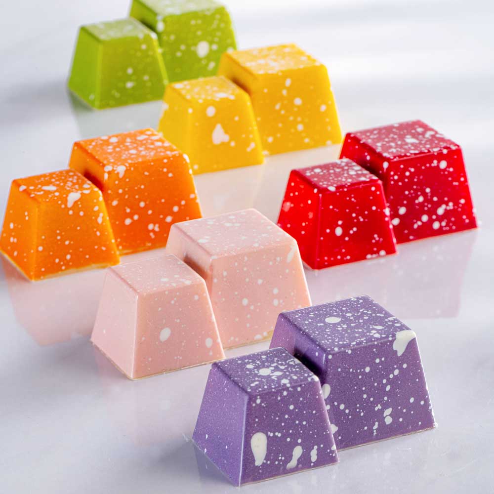 Martellato Cubes Chocolate Mold 24 pcs 36x25x16 mm - Martellato MA4011 3