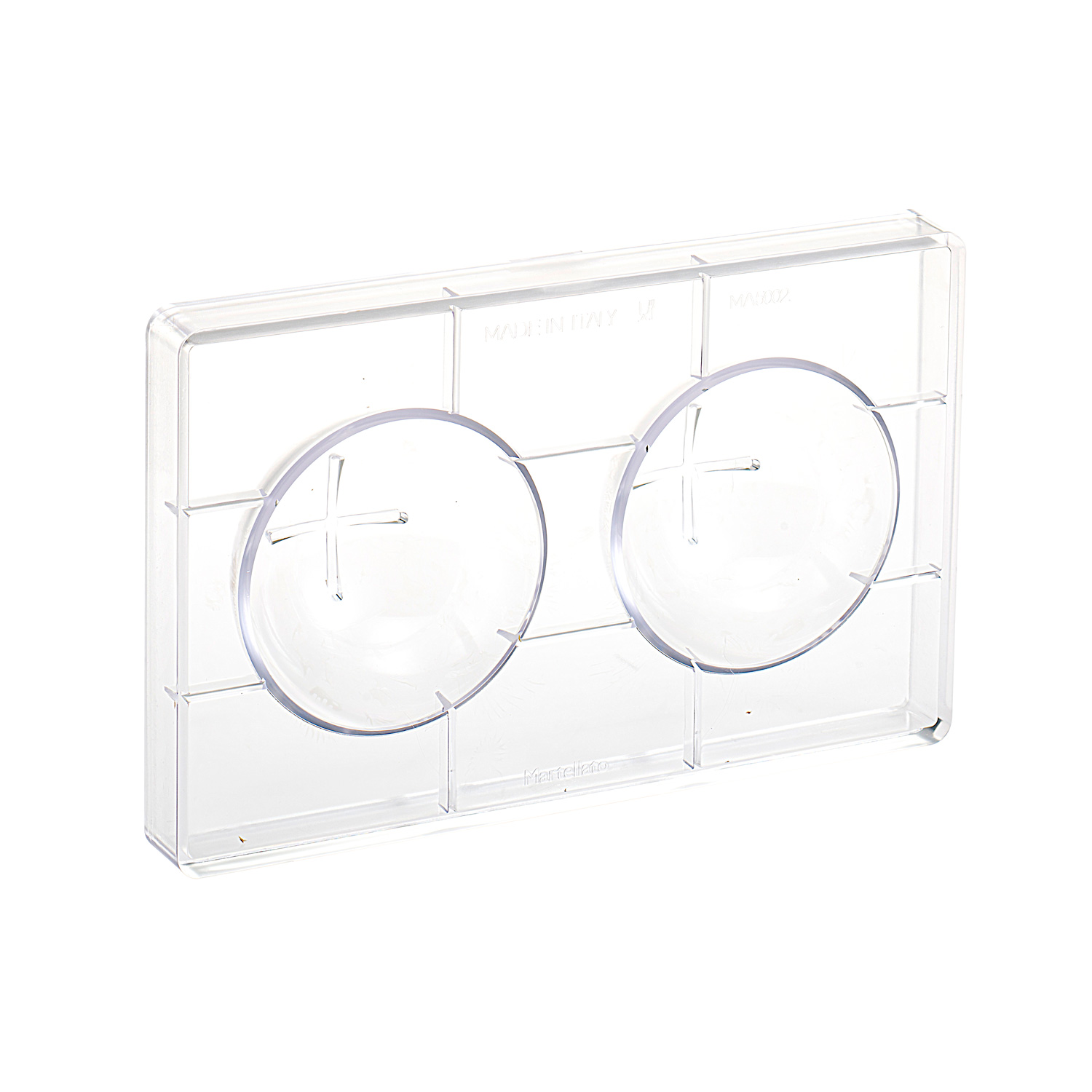 Martellato Semisphere Chocolate Mold Ø100mm 2 pcs, ~90 g - Martellato MA5002