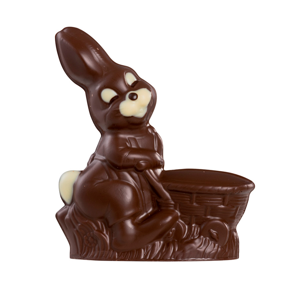 Bunny with Basket Chocolate Mold h 140 mm - Martellato MAC661S